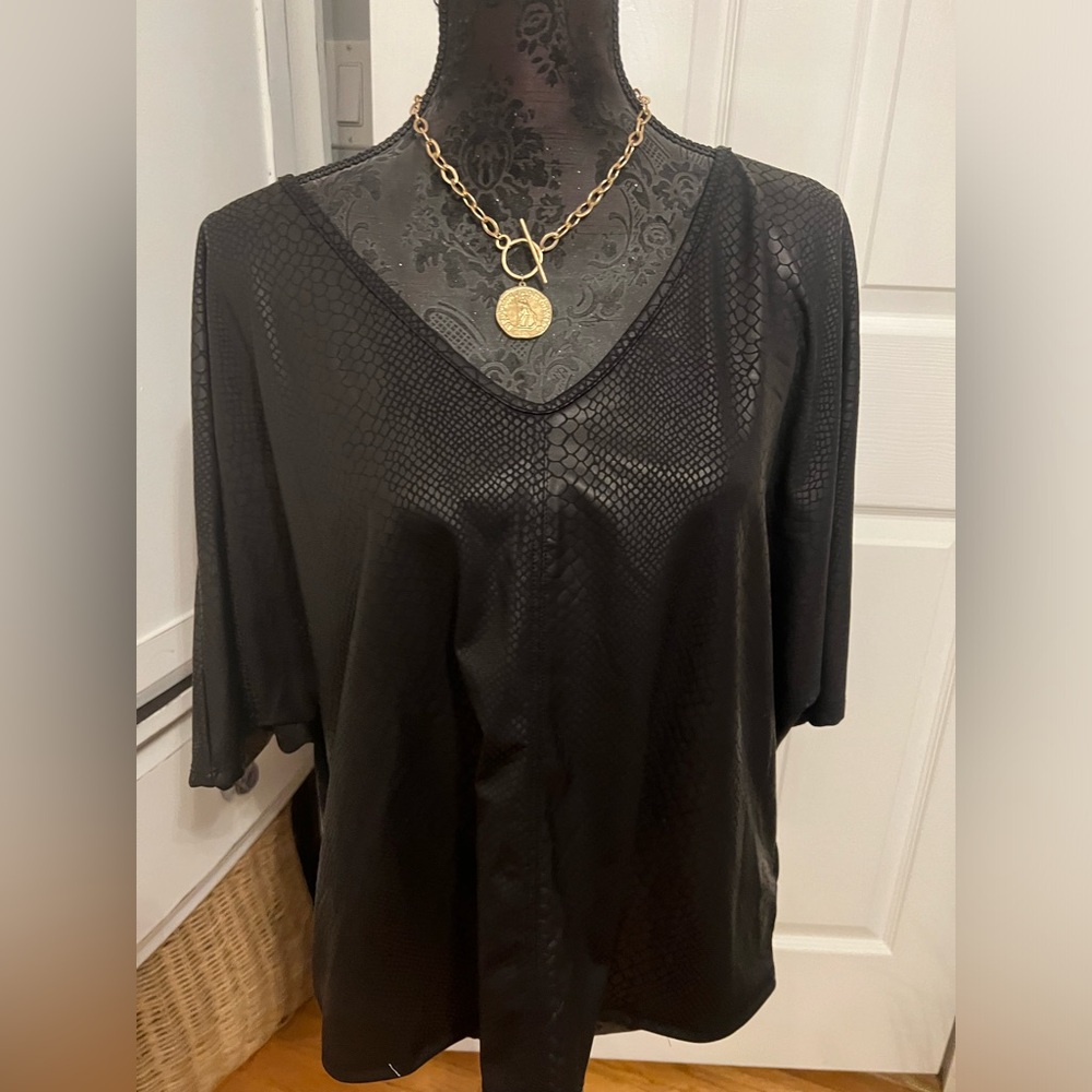 Snakeskin blouse